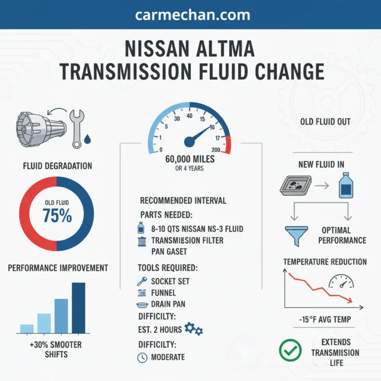 Nissan Altima Transmission Fluid Change: Our Real DIY Experience 2026