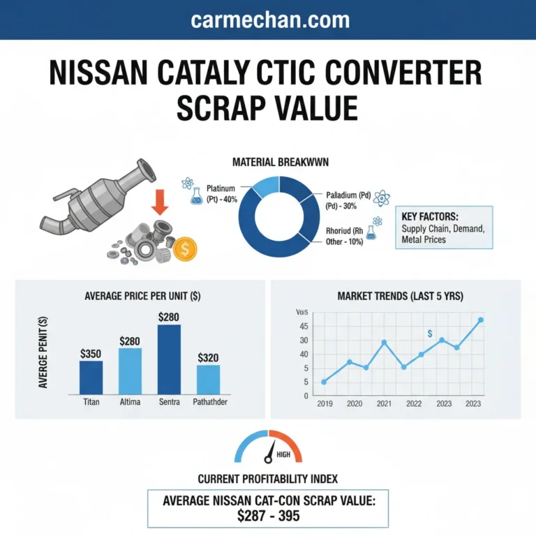 Nissan Catalytic Converter Scrap Value: Real Case Study 2026