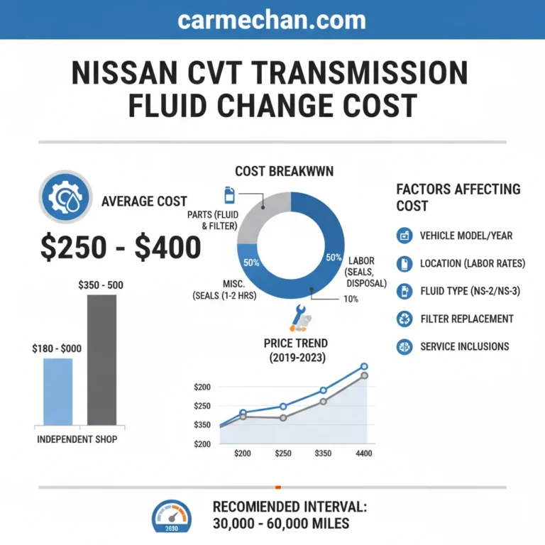 Nissan CVT Fluid Change Cost A Real Experience Guide