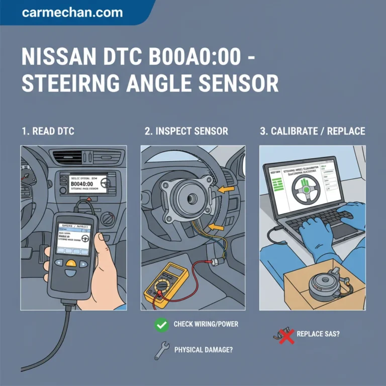 How to Diagnose and Troubleshoot Nissan DTC B00A0:00