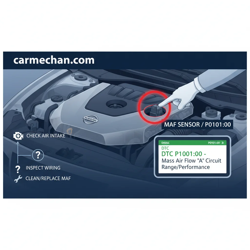 Nissan DTC P0101:00 Diagnosis & Fix Guide for Car Owners