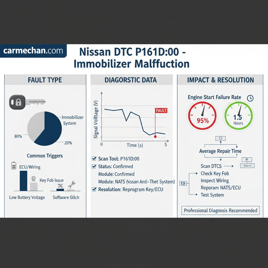 nissan dtc p161d:00 data visualization chart