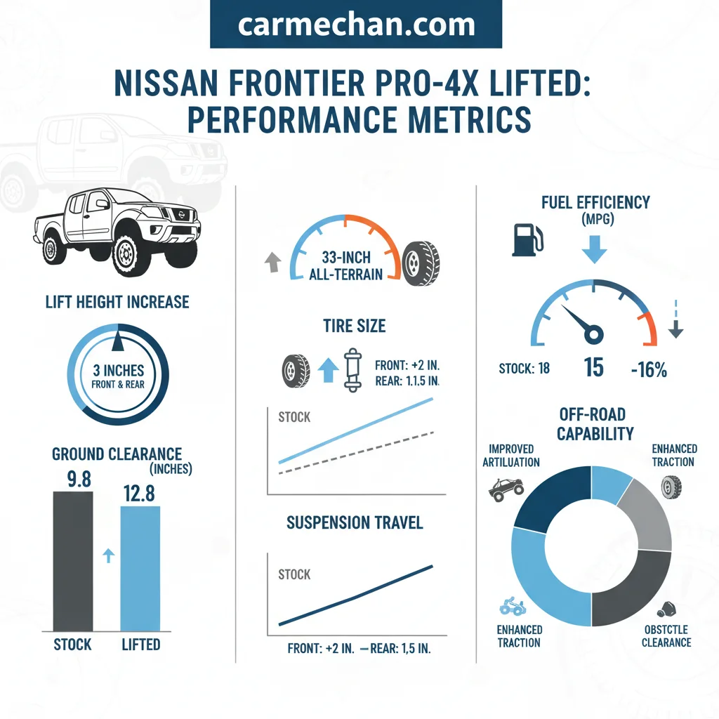 nissan frontier pro 4x lifted data visualization chart