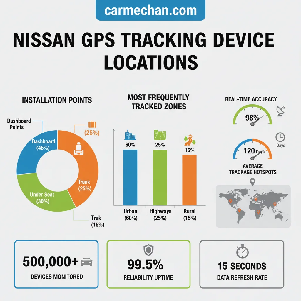 nissan gps tracking device location data visualization chart