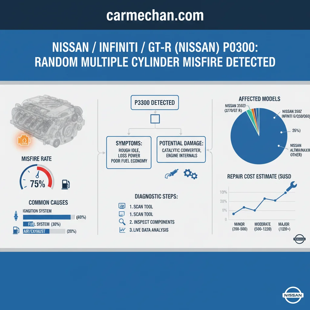 Nissan Infiniti GTR P0300 Error Diagnosis Our Real Experience
