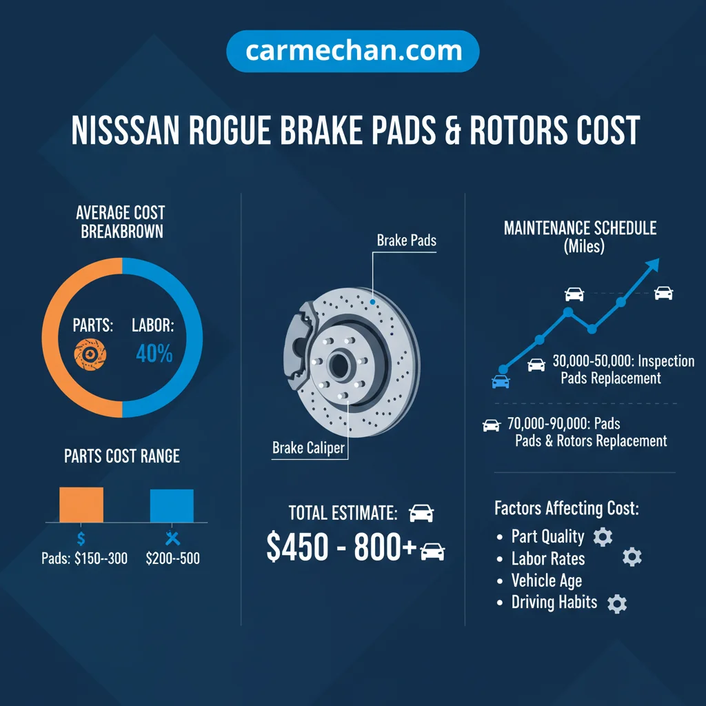 Nissan Rogue Brake Pads & Rotors Cost: Real Experience Guide