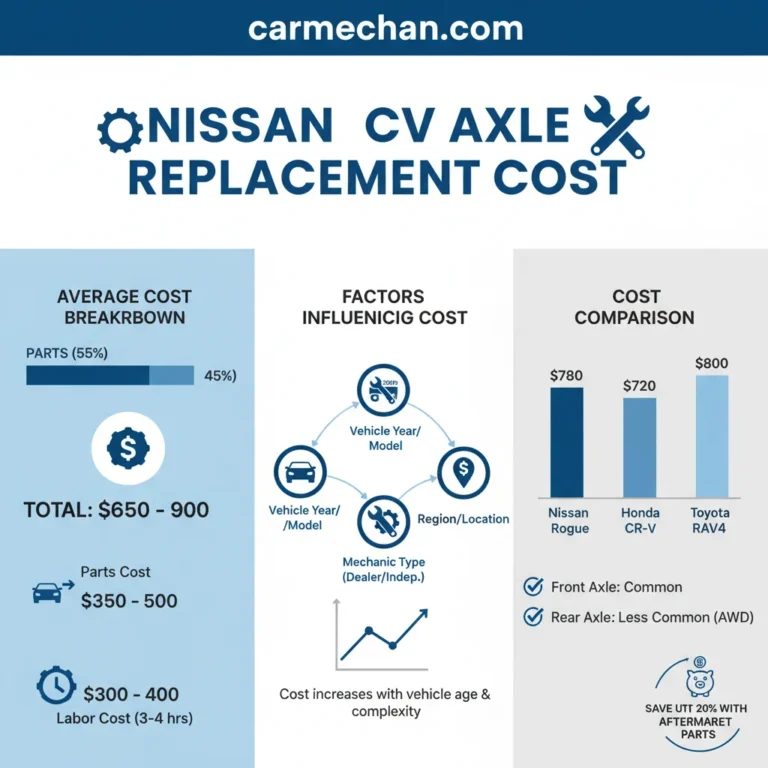 Nissan Rogue CV Axle Replacement Cost Real Experience Guide