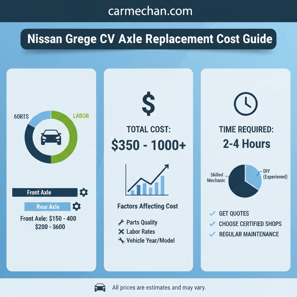 nissan rogue cv axle replacement cost data visualization chart