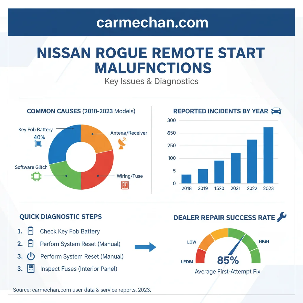 nissan rogue remote start not working data visualization chart