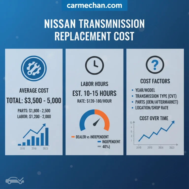 Nissan Rogue Transmission Replacement Cost Real Case Study