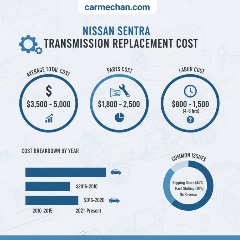 Nissan Sentra Transmission Replacement Cost: Real Case Study 2026