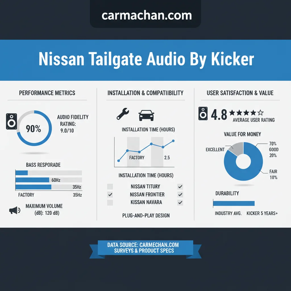 nissan tailgate audio by kicker data visualization chart