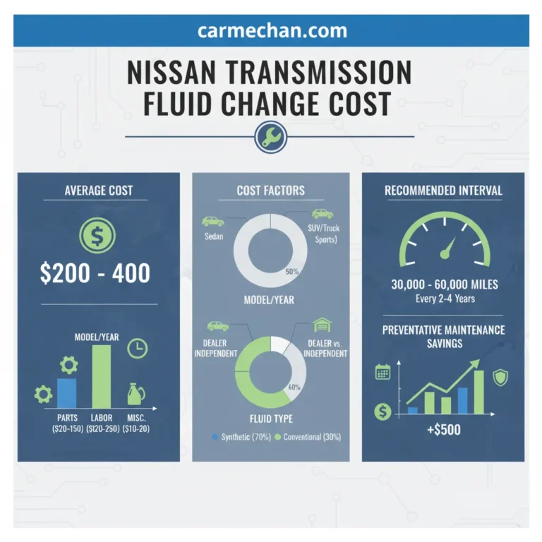 Nissan Transmission Fluid Change Cost: Real Case Study 2026