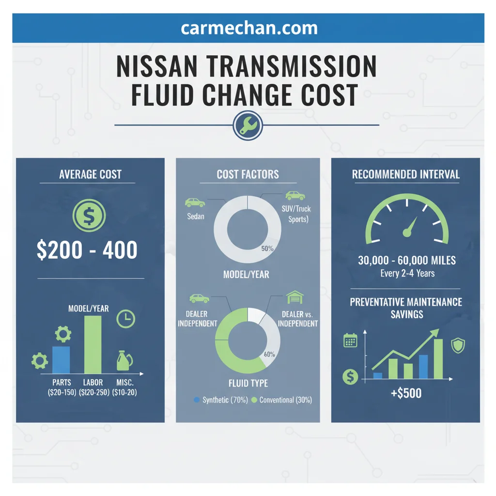 Nissan Transmission Fluid Change Cost Real Case Study