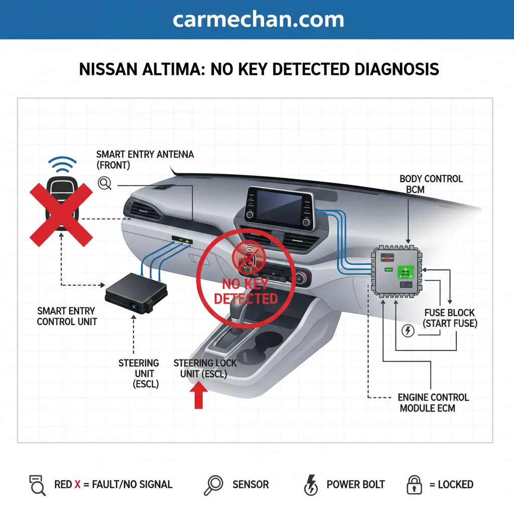 no key detected nissan altima annotated diagram