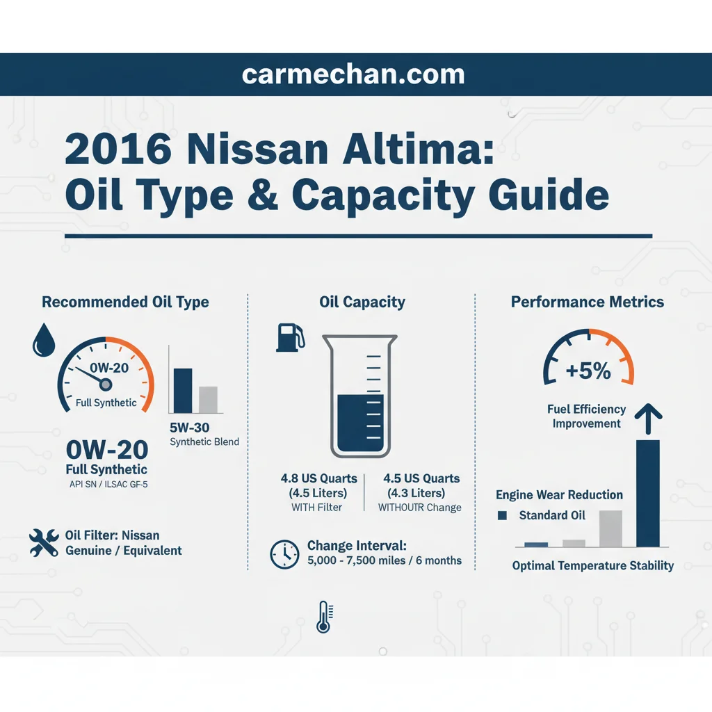 oil for 2016 nissan altima data visualization chart