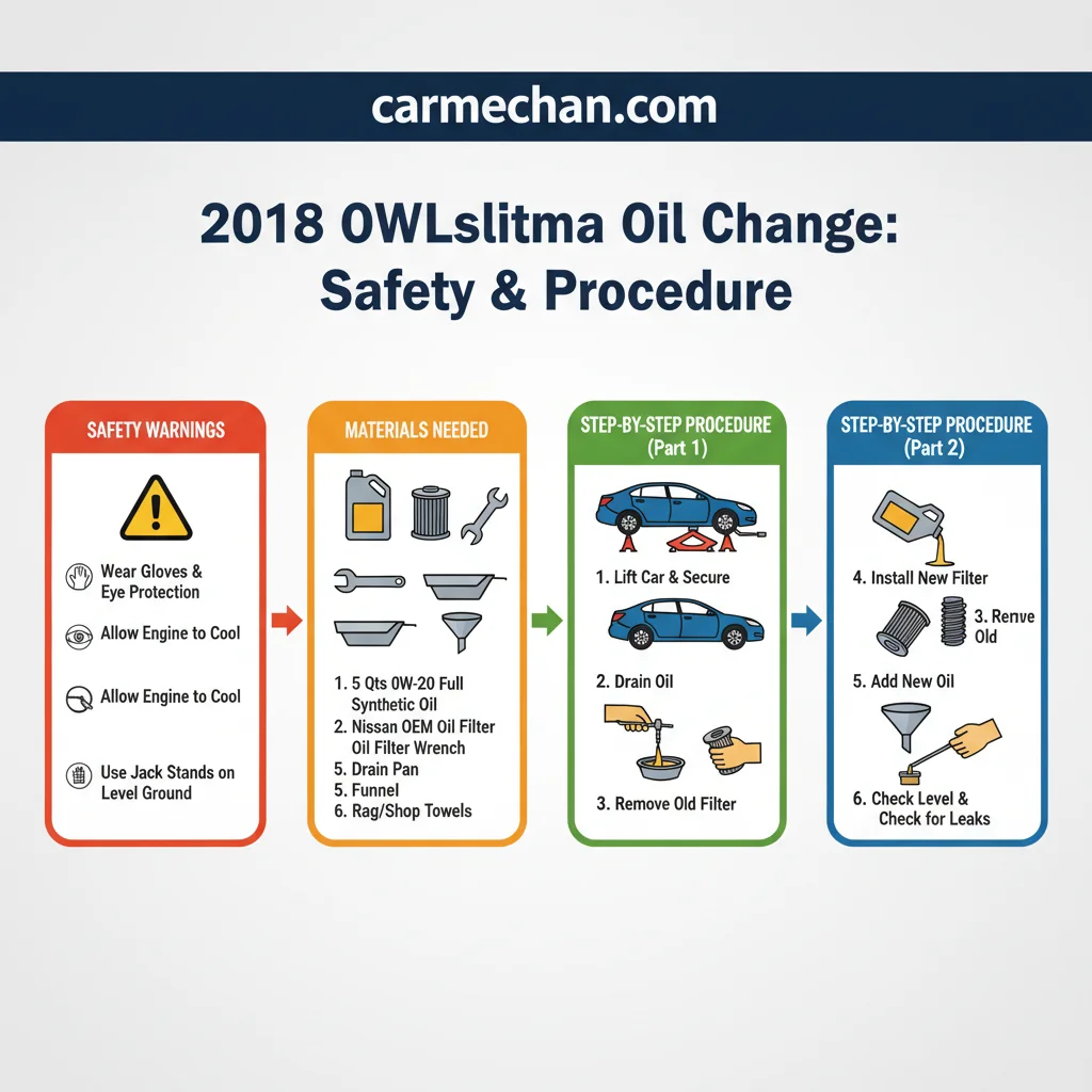 oil for 2018 nissan altima safety warning infographic