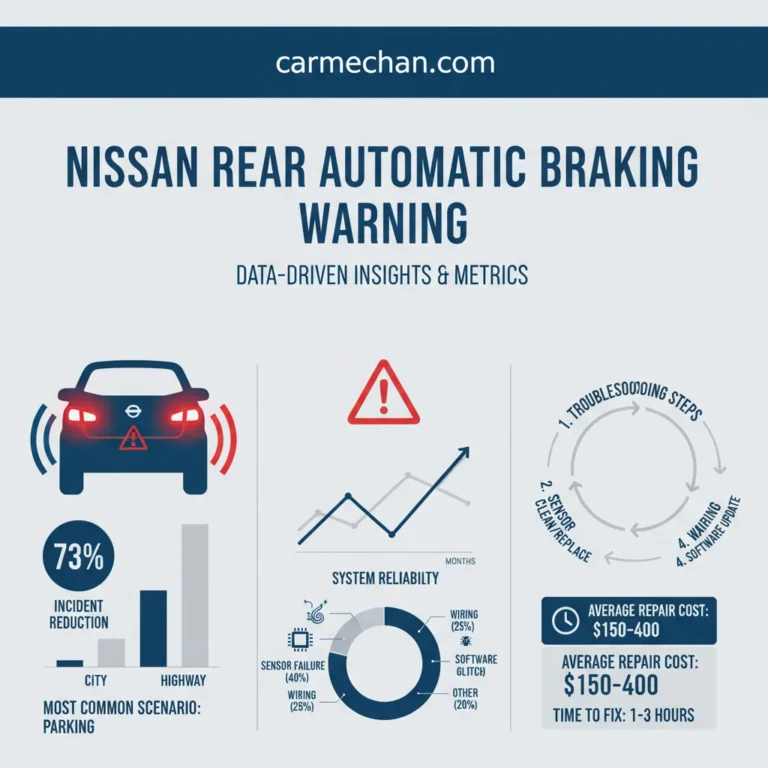 Nissan Rear Automatic Braking Warning Light: Real Fix Guide 2026