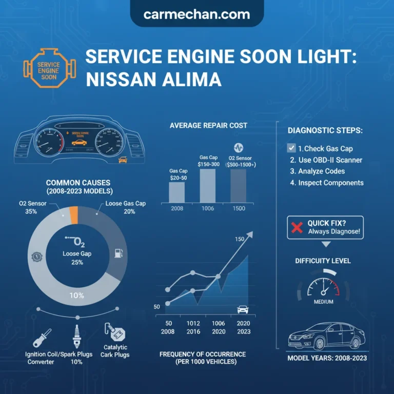 Nissan Altima Service Engine Soon Light: Our Real Repair Story 2026