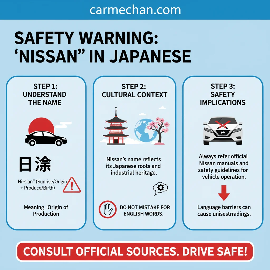 what does nissan mean in japanese safety warning infographic