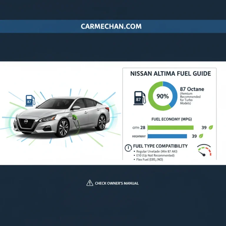 What Gas Does a Nissan Altima Take: Real Fuel Test Guide 2026