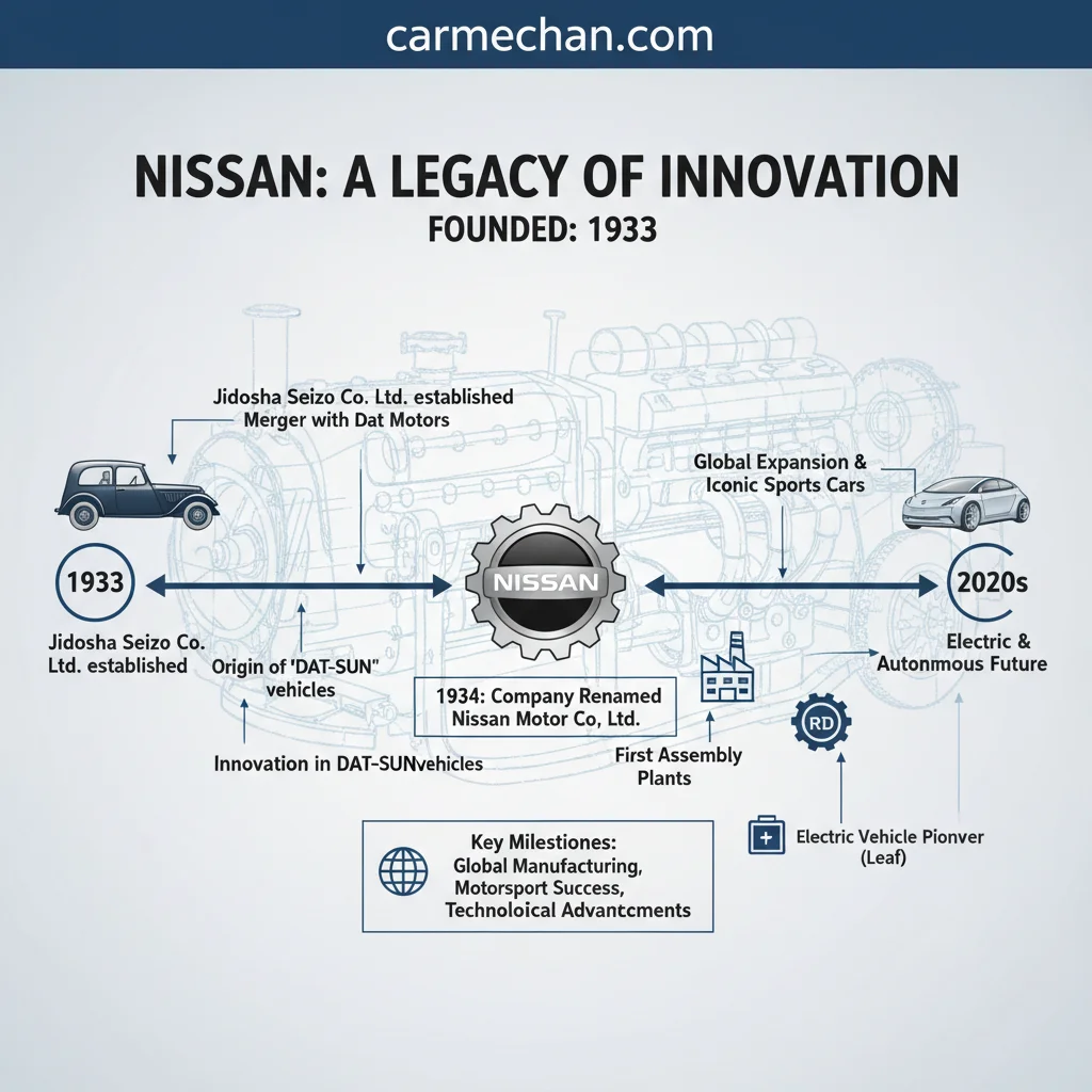 What Year Was Nissan Founded Explore Its Automotive Origins