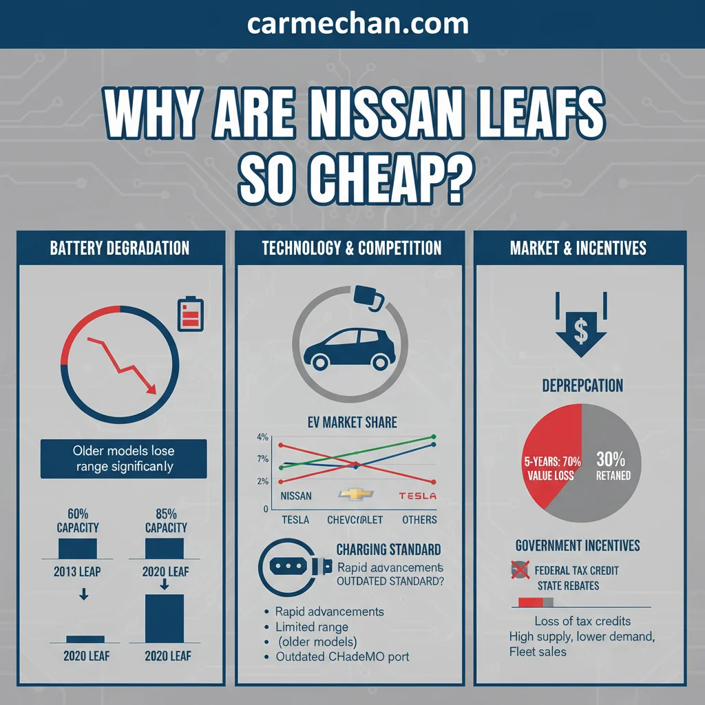 Why Are Used Nissan Leafs So Cheap to Buy