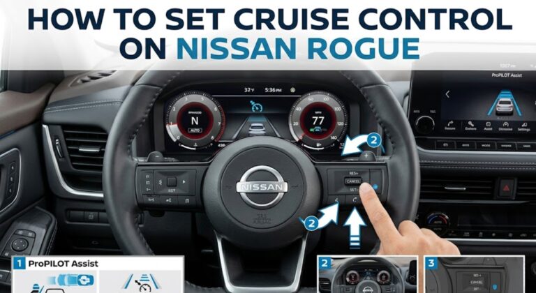 how to set cruise control on nissan rogue