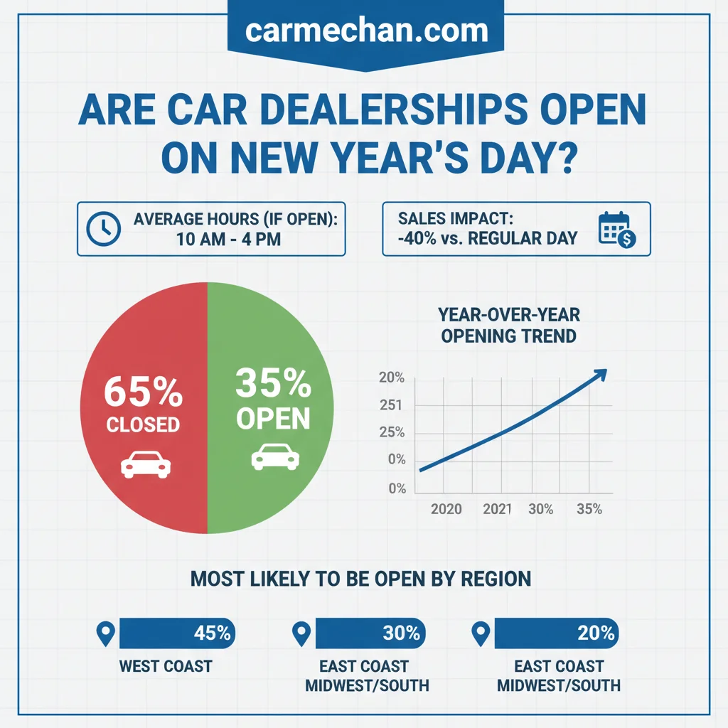 are car dealerships open on new year's day data visualization chart
