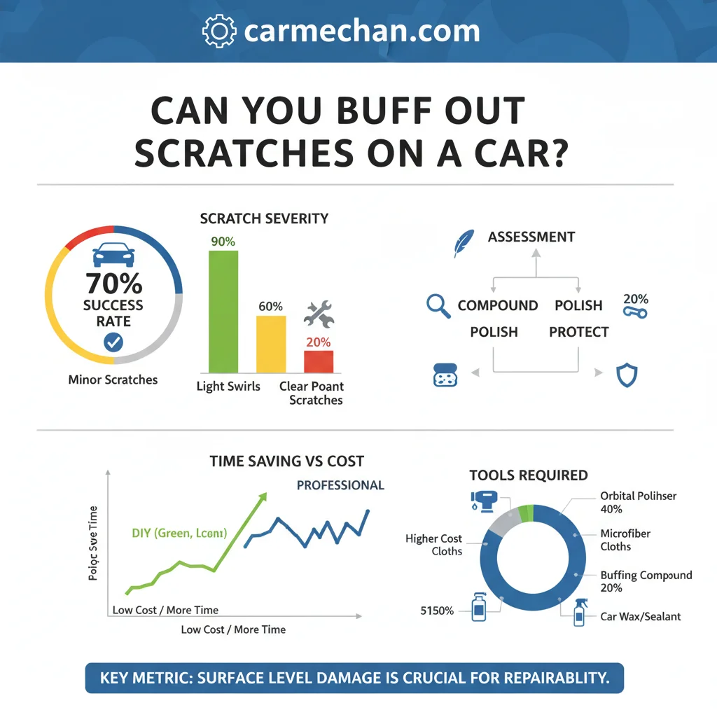 can you buff out scratches on a car data visualization chart