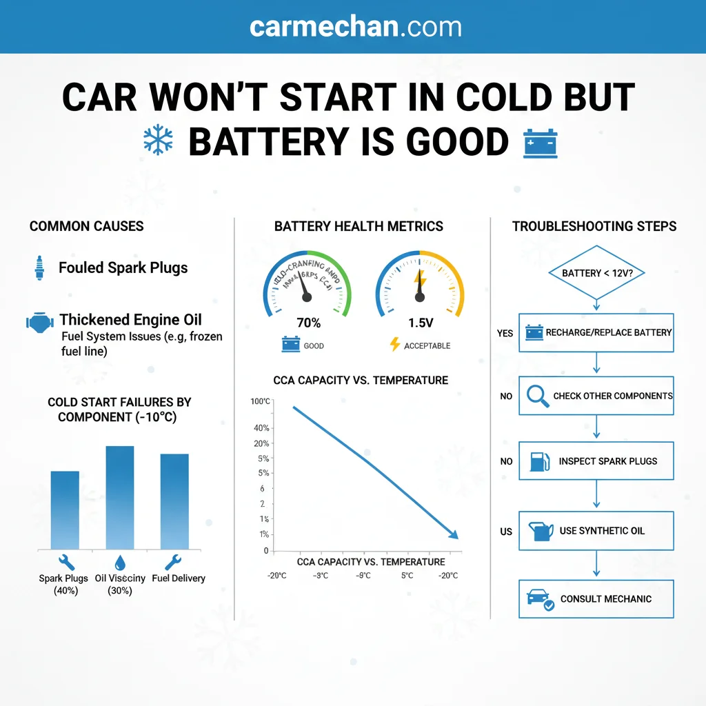 car won't start in cold but battery is good data visualization chart