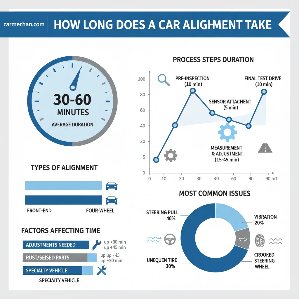 how long does a car alignment take data visualization chart