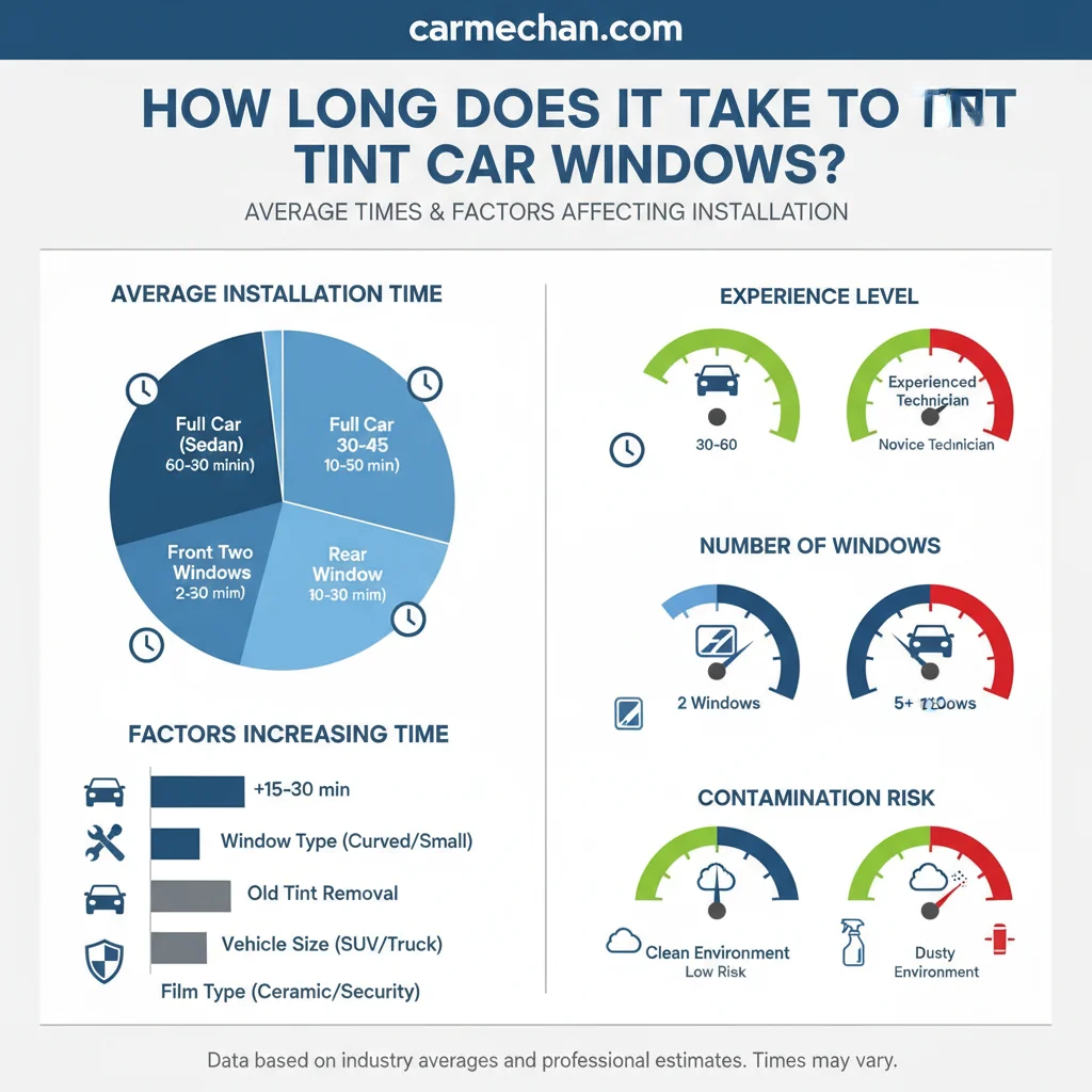 how long does it take to tint car windows data visualization chart