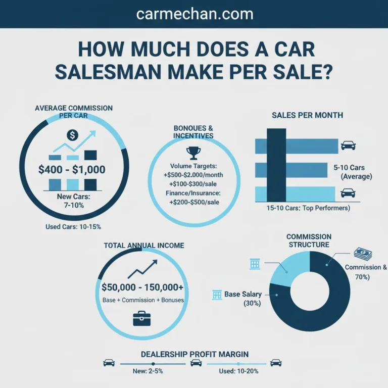 How Much Does a Car Salesman Make per Sale in 2026