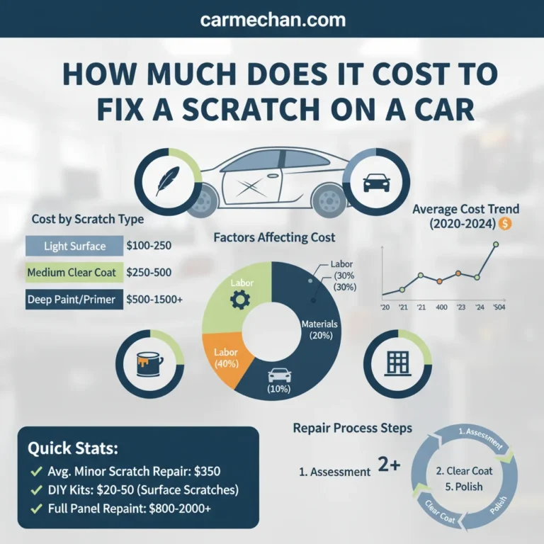 How Much Does It Cost To Fix A Scratch On A Car in 2026