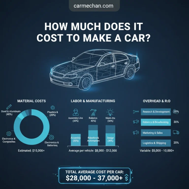 How Much Does It Cost To Make A Car In 2026