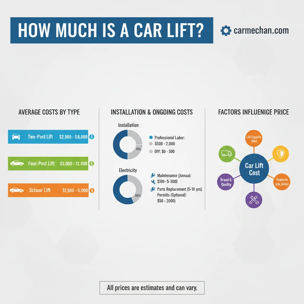how much is a car lift data visualization chart
