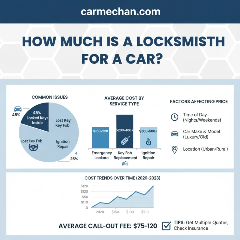 How Much Is a Locksmith for a Car in 2026