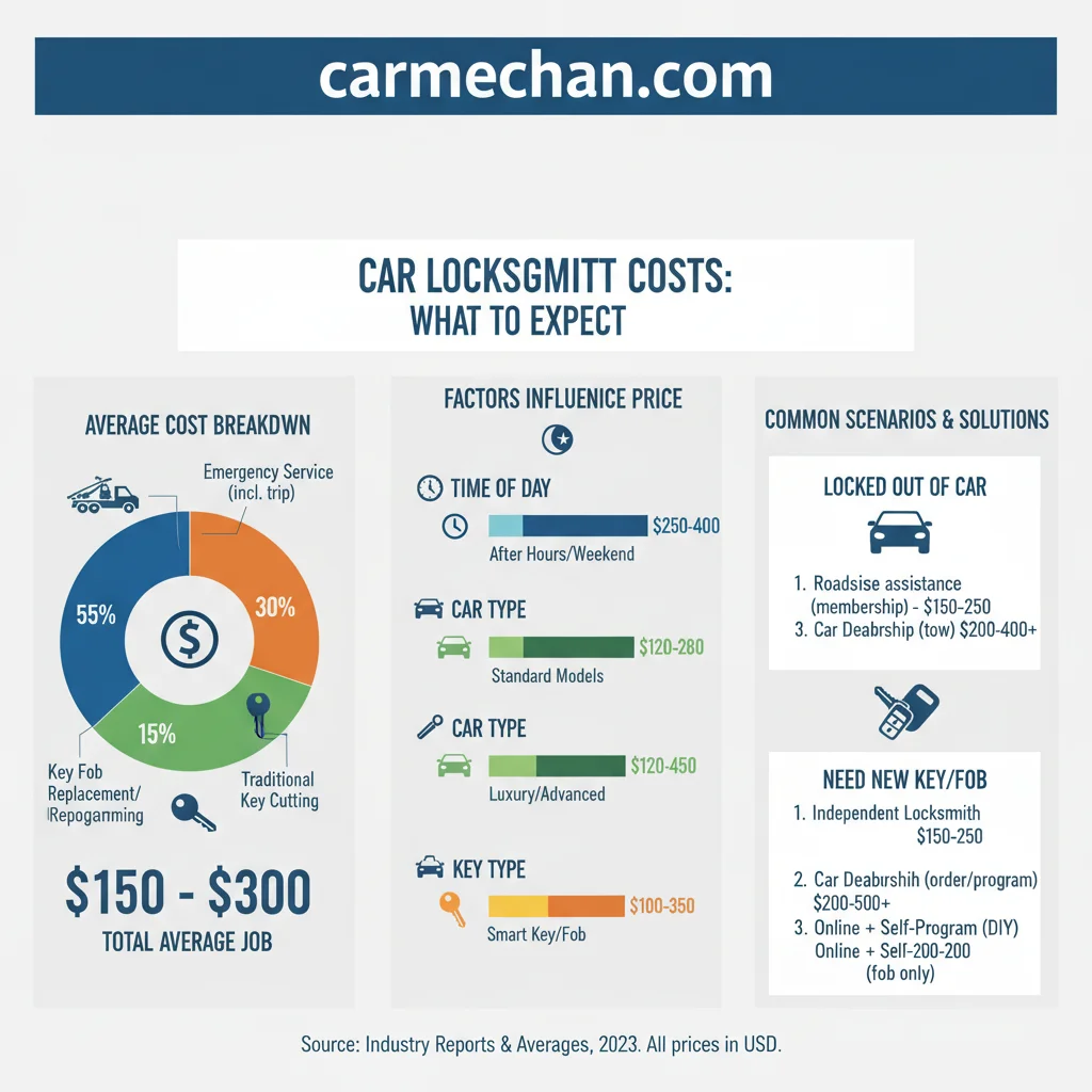 how much is a locksmith for a car data visualization chart