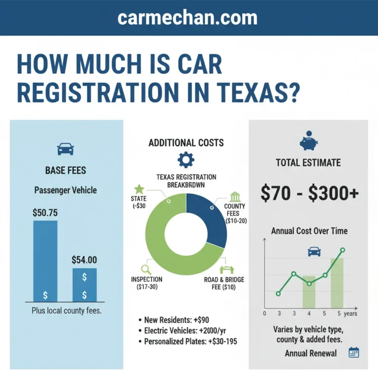How Much Is Car Registration In Texas For 2026 Vehicles