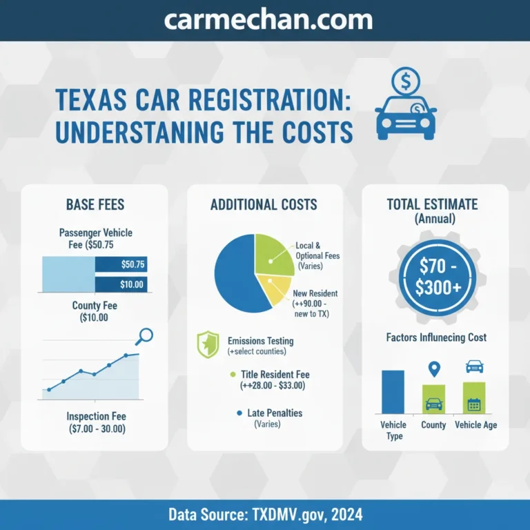 How Much Is Car Registration In Texas 2026 Fee Breakdown