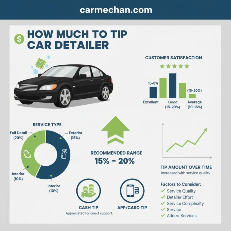 How Much To Tip Car Detailer In 2026 Service Etiquette Guide
