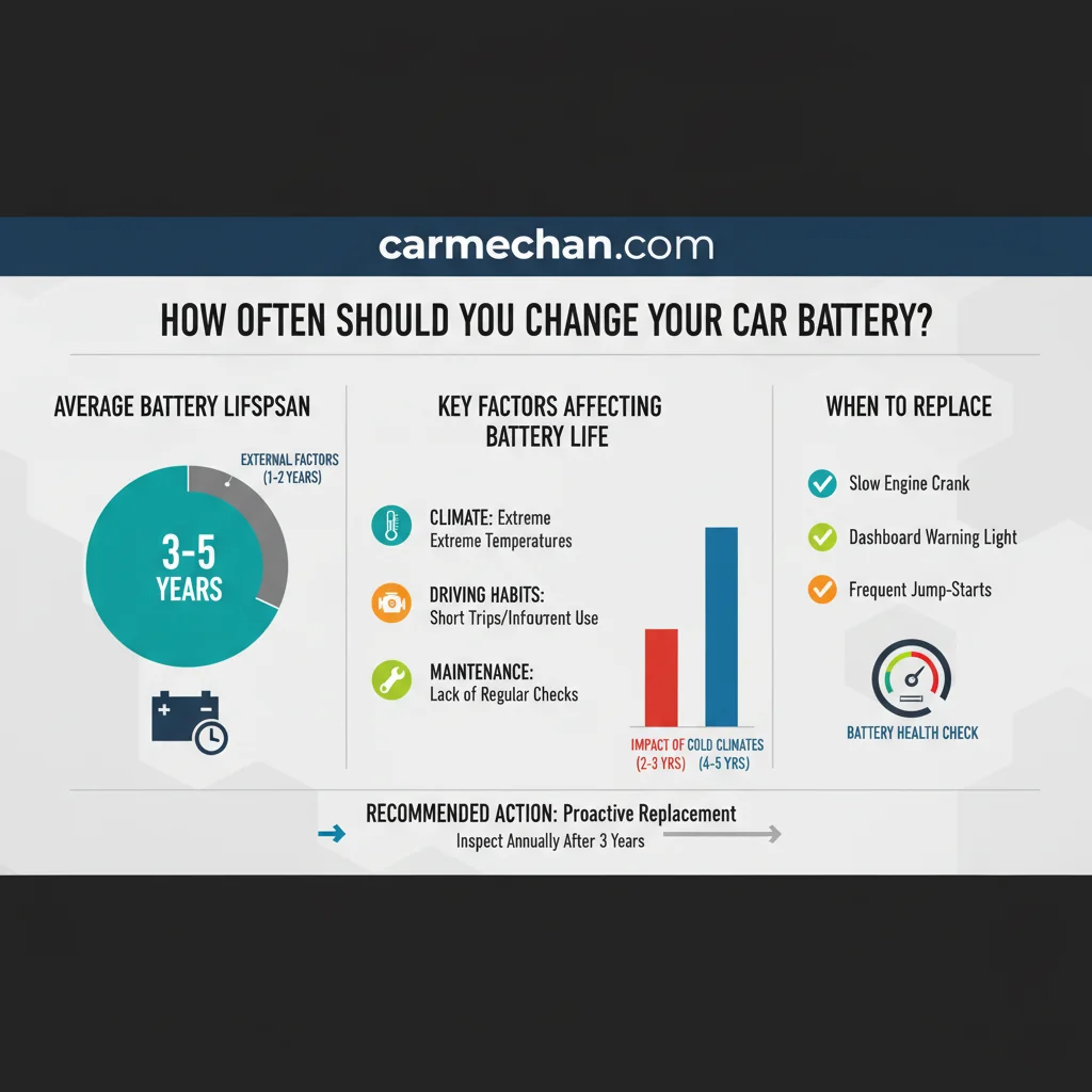 how often should you change your car battery data visualization chart
