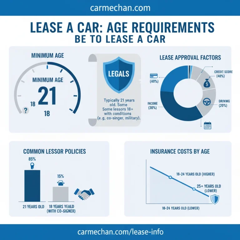 How Old Do You Have To Be To Lease A Car In 2026