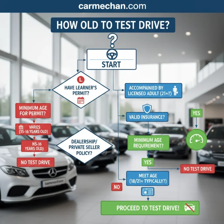 How Old Must You Be To Test Drive A Car In 2026