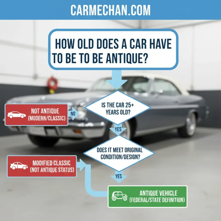 How Old Does A Car Have To Be To Be Antique 2026