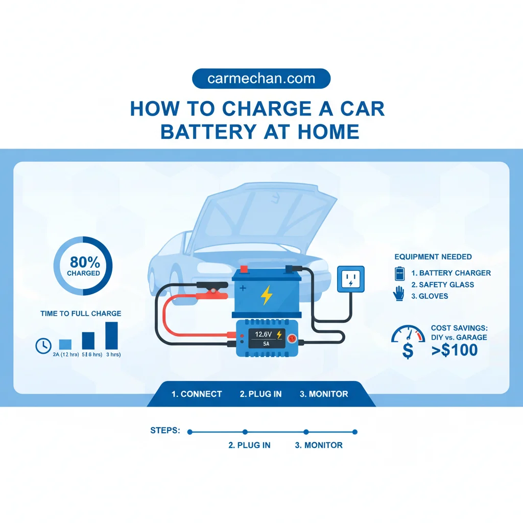 How To Charge A Car Battery At Home Safely In 2026