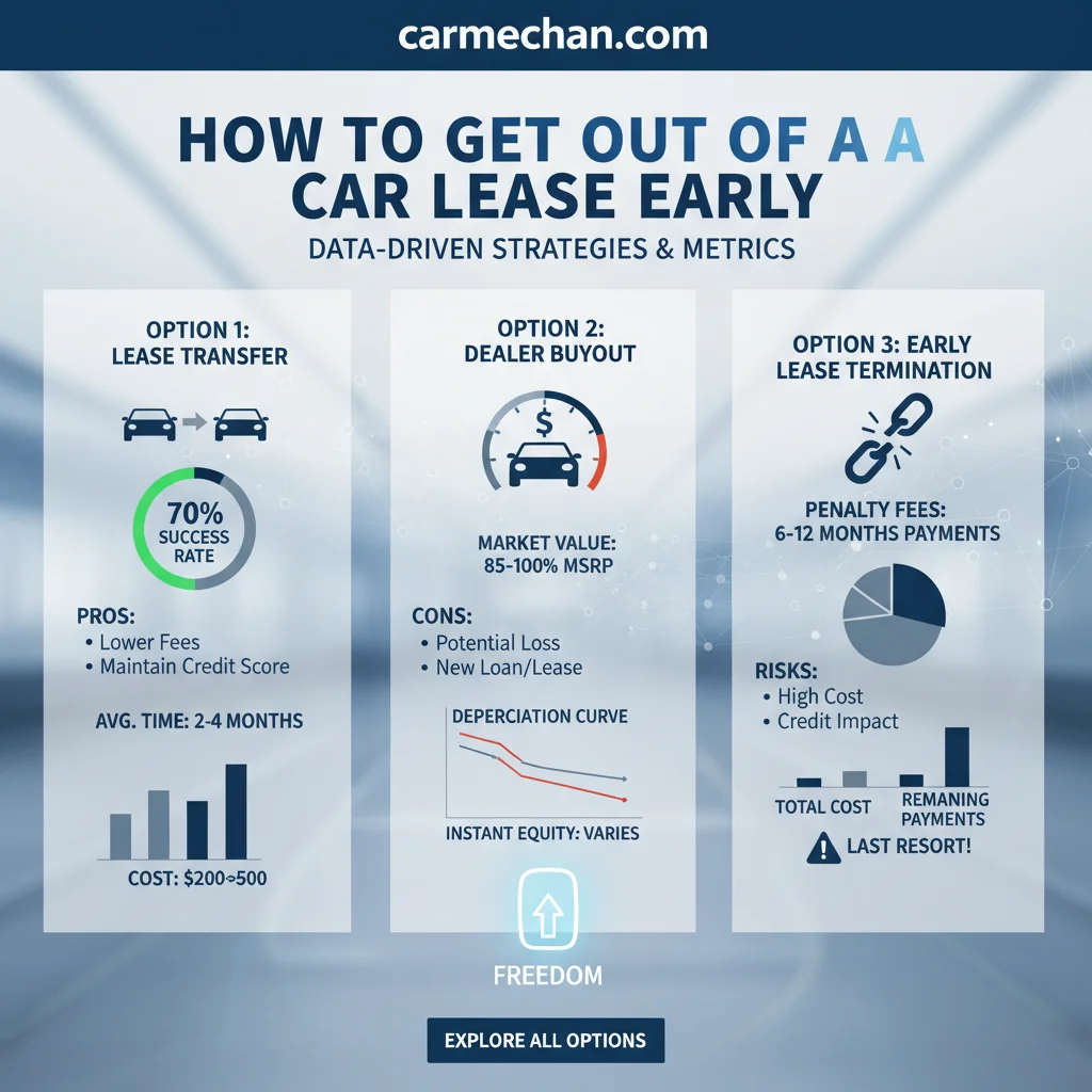 Diagram illustrating how to get out of a car lease early