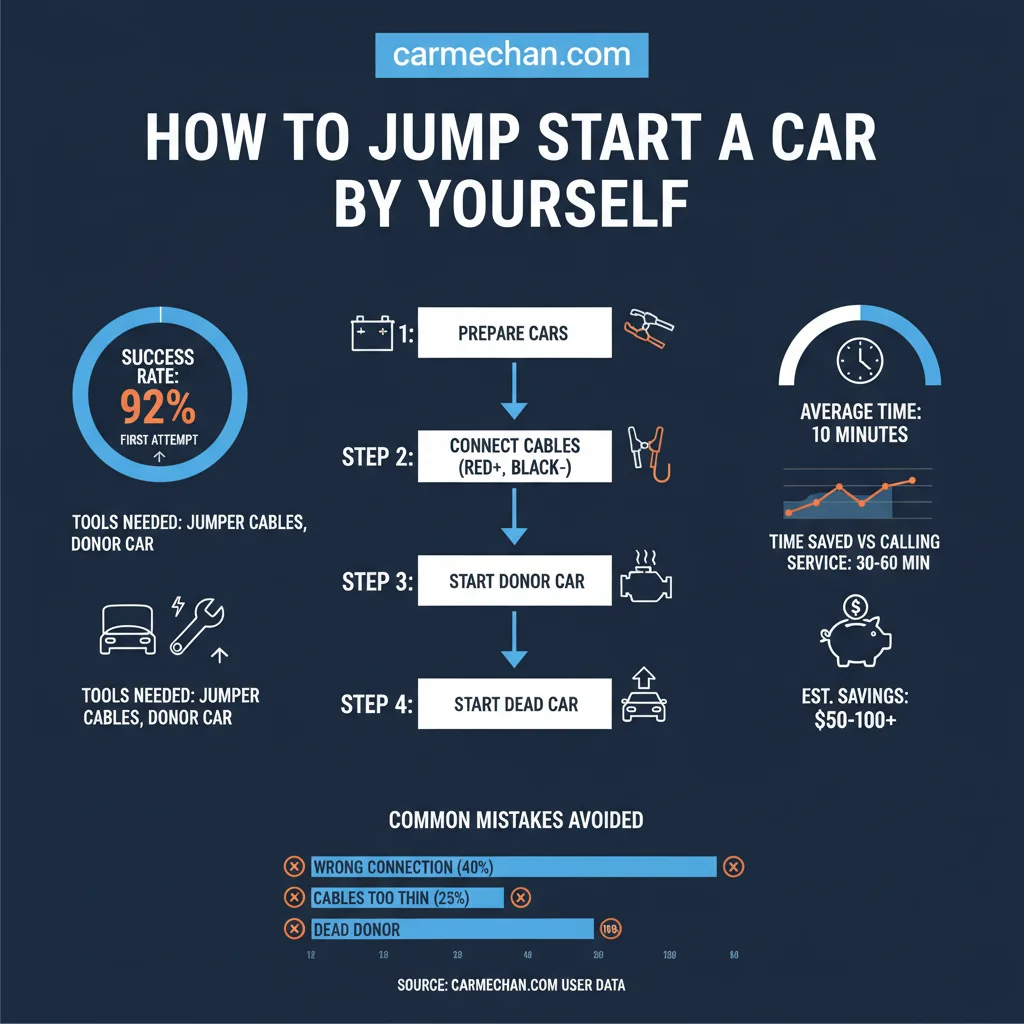 how to jump start a car by yourself data visualization chart
