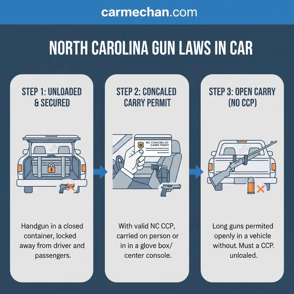 North Carolina Gun Laws In Car For 2026 Compliance Guidance